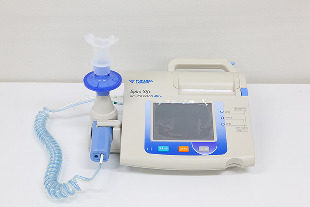 電子スパイロメータ(呼吸機能検査)